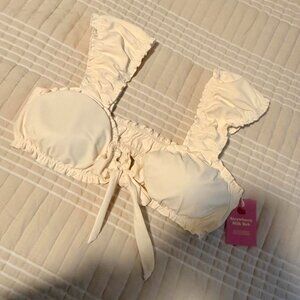 NWT Strawberry Milk Mob Dairy Maid Bikini Top Size XXL